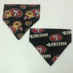 2 San Francisco 49ers Dog Collar Cover Small (690)